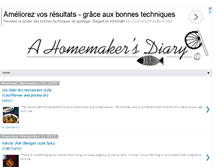 Tablet Screenshot of ahomemakersdiary.com